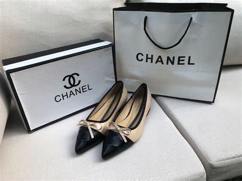 buty chanel balerinki|Baleriny .